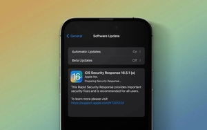 Apple chính thức chặn người dùng iPhone hạ cấp về iOS 16.5.1