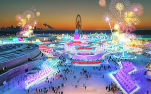 Cáp Nhĩ Tân thu hút lượng khách du lịch kỷ lục nhờ băng tuyết