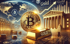 Bitcoin tiếp cận 100.000 USD, vàng tăng vọt 