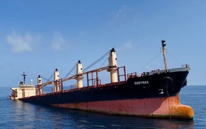 Tàu chở hàng Rubymar chìm ở Biển Đỏ sau cuộc tấn công của Houthis