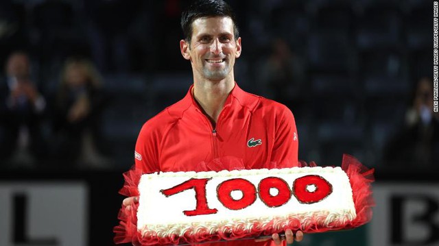 Novak Djokovic đạt cột mốc lịch sử 1.000 trận thắng ở ATP Tour  - Ảnh 1.