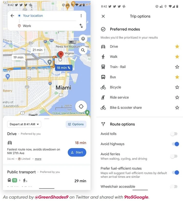 Google Maps thử nghiệm tính năng chọn phương tiện yêu thích - Ảnh 2.