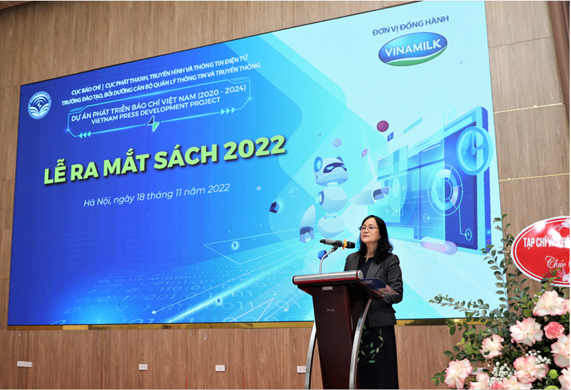 Dự án phát triển báo chí Việt Nam tổ chức ra mắt sách năm 2022 - Ảnh 1.