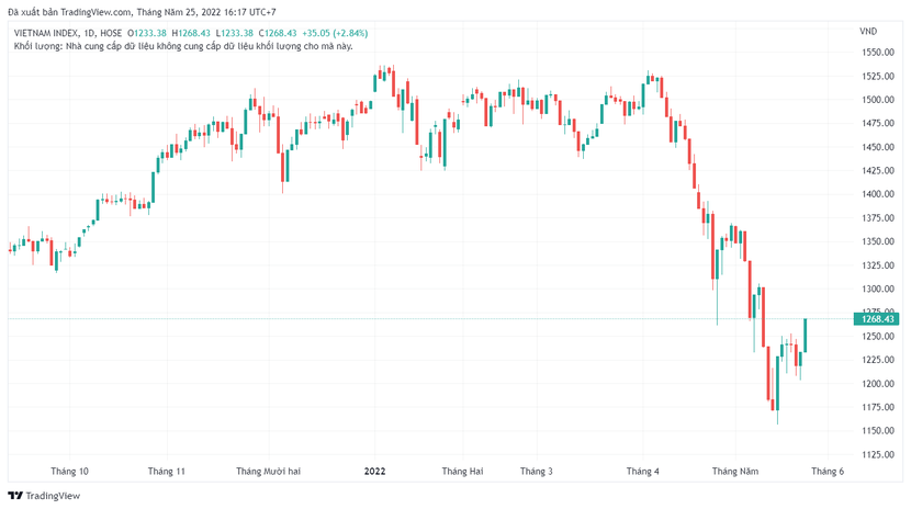 Chứng khoán hôm nay 25/5: VN-Index đảo chiều tăng 35 điểm - Ảnh 1.