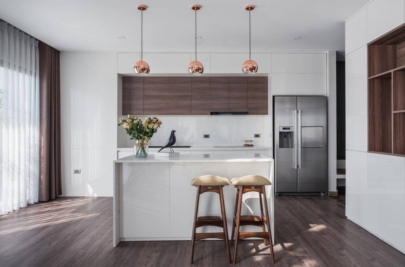 Cách thiết kế phòng bếp theo phong cách tối giản đẹp mắt - Ảnh 4.