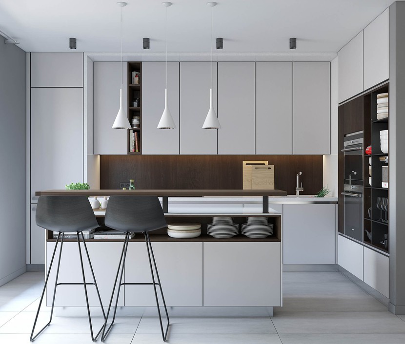 Cách thiết kế phòng bếp theo phong cách tối giản đẹp mắt - Ảnh 6.