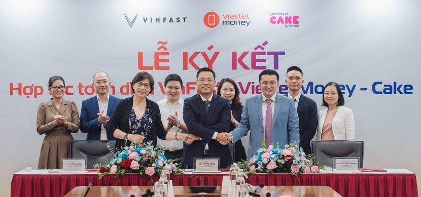 VinFast hợp tác Cake by VPBank và Viettel Money, hỗ trợ mua xe máy điện - Ảnh 1.
