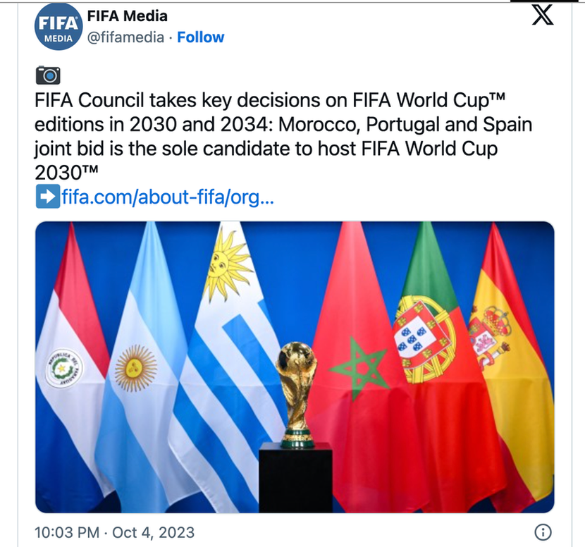 FIFA lần đầu tiên tổ chức World Cup ở 3 châu lục - Ảnh 2.