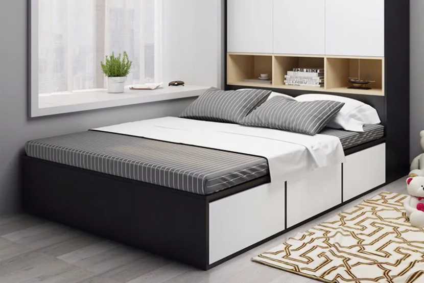 Giường ngủ liền tủ giải pháp tối ưu cho phòng có diện tích nhỏ - Ảnh 3.
