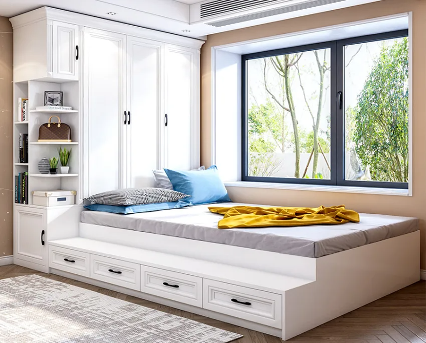 Giường ngủ liền tủ giải pháp tối ưu cho phòng có diện tích nhỏ - Ảnh 7.