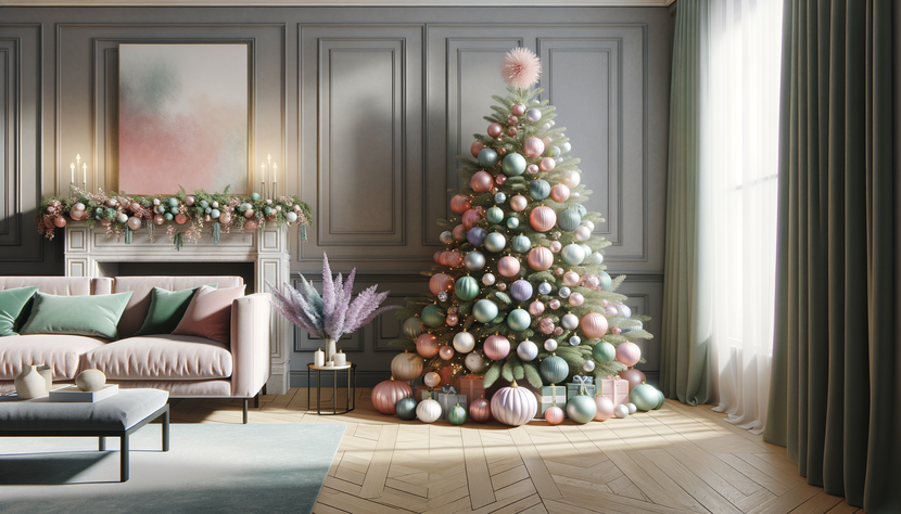 Nâng cấp phong cách trang trí với những kiểu phối màu cây thông Noel- Ảnh 5.