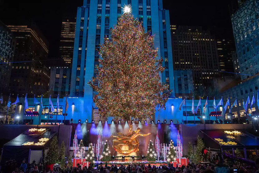 Rockefeller - cây thông Noel nổi tiếng nhất nước Mỹ- Ảnh 1.