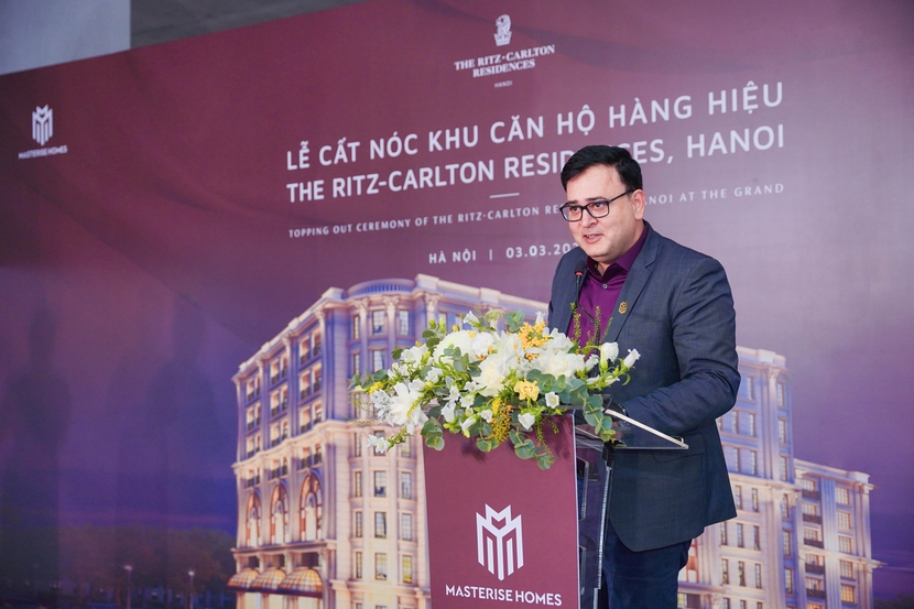 Khu căn hộ hàng hiệu The Ritz-Carlton Residences, Hanoi chính thức cất nóc - Ảnh 4.
