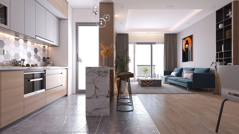 Những yều tố quan trọng khi thiết kế phòng khách chung cư đẹp hiện đại - Ảnh 1.