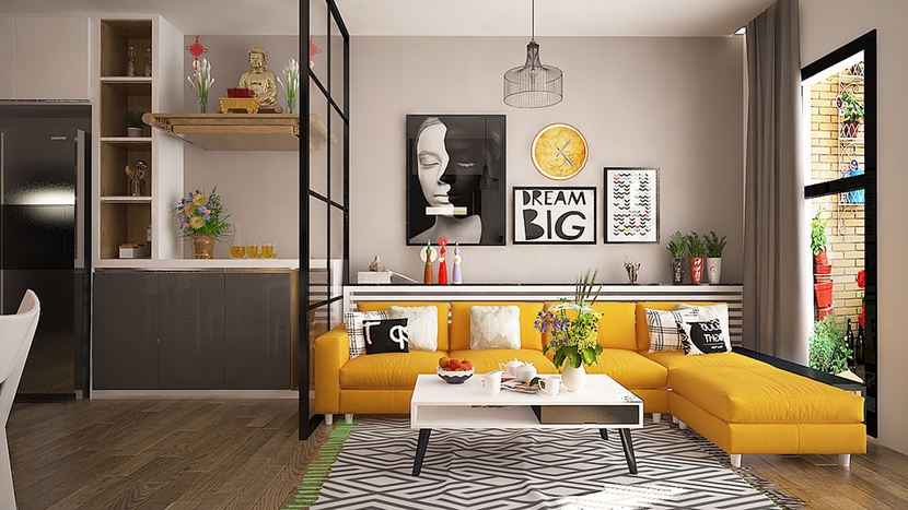 Những yều tố quan trọng khi thiết kế phòng khách chung cư đẹp hiện đại - Ảnh 2.