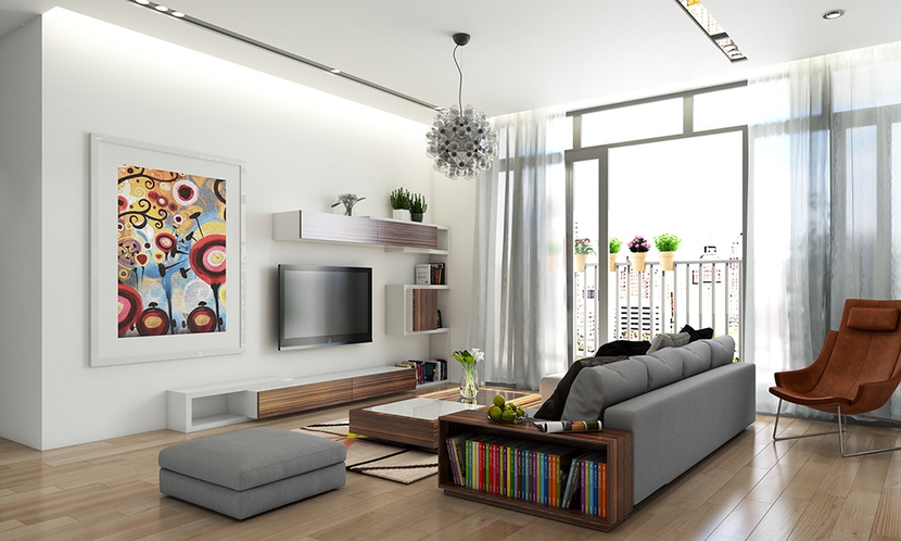 Những yều tố quan trọng khi thiết kế phòng khách chung cư đẹp hiện đại - Ảnh 3.