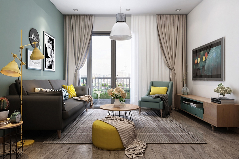 Những yều tố quan trọng khi thiết kế phòng khách chung cư đẹp hiện đại - Ảnh 4.
