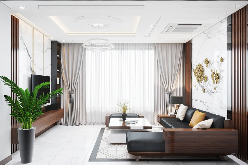 Những yều tố quan trọng khi thiết kế phòng khách chung cư đẹp hiện đại - Ảnh 10.