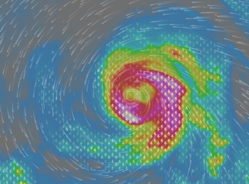 Siêu bão Mawar mạnh kỷ lục tiến gần Philippines - Ảnh 1.