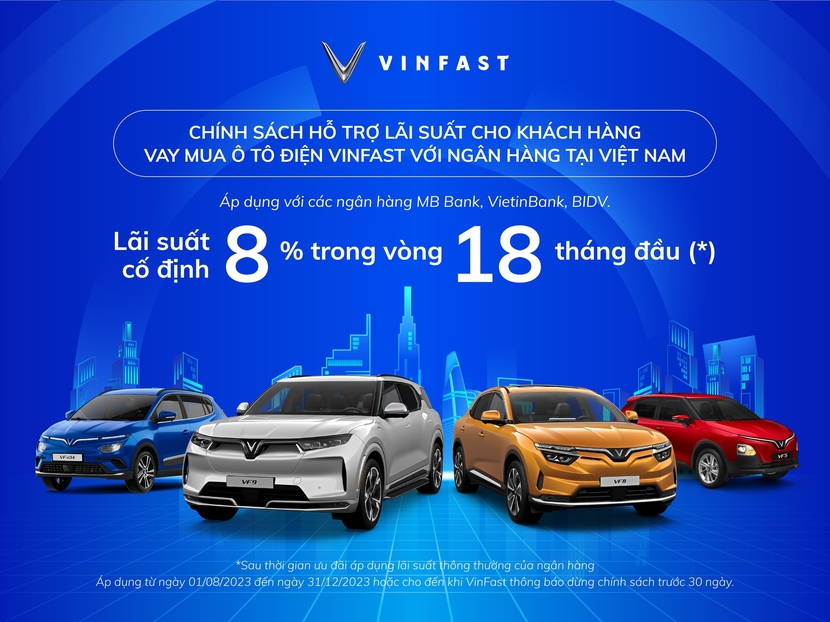VinFast bắt tay ngân hàng hỗ trợ khách mua ô tô điện - Ảnh 1.