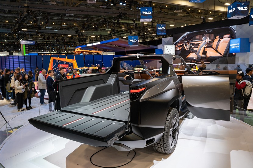 VinFast công bố VF Wild, mẫu xe ý tưởng dòng bán tải điện tại CES 2024- Ảnh 4.