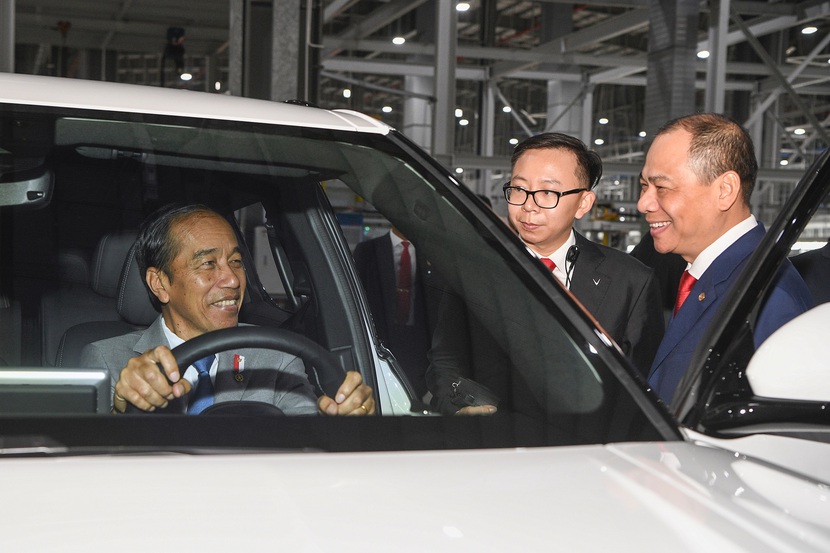 Tổng thống Indonesia thăm Tổ hợp Nhà máy VinFast tại Hải Phòng- Ảnh 2.
