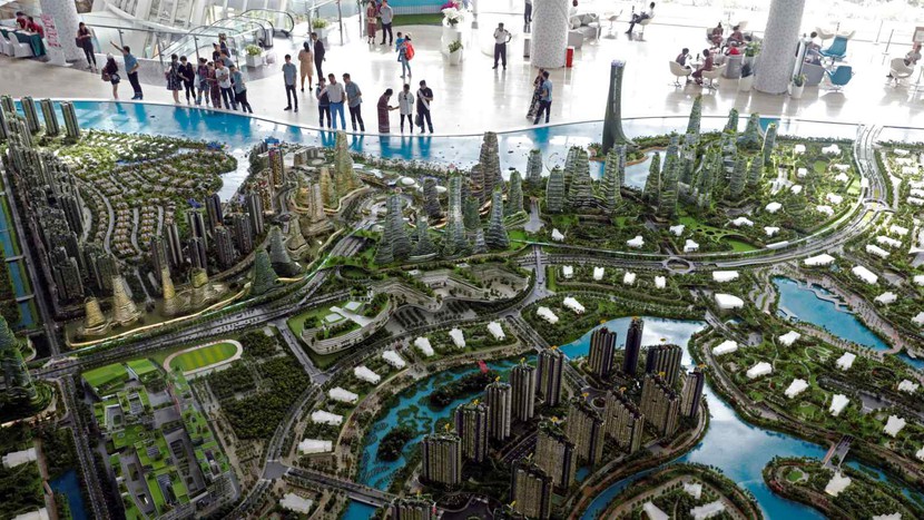 Malaysia tìm cách hồi sinh 'thị trấn ma' Forest City thành trung tâm tài chính- Ảnh 1.