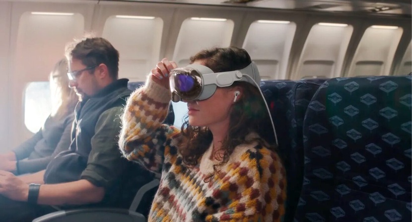 Hãng bay phát miễn phí kính Vision Pro cho khách giải trí- Ảnh 1.