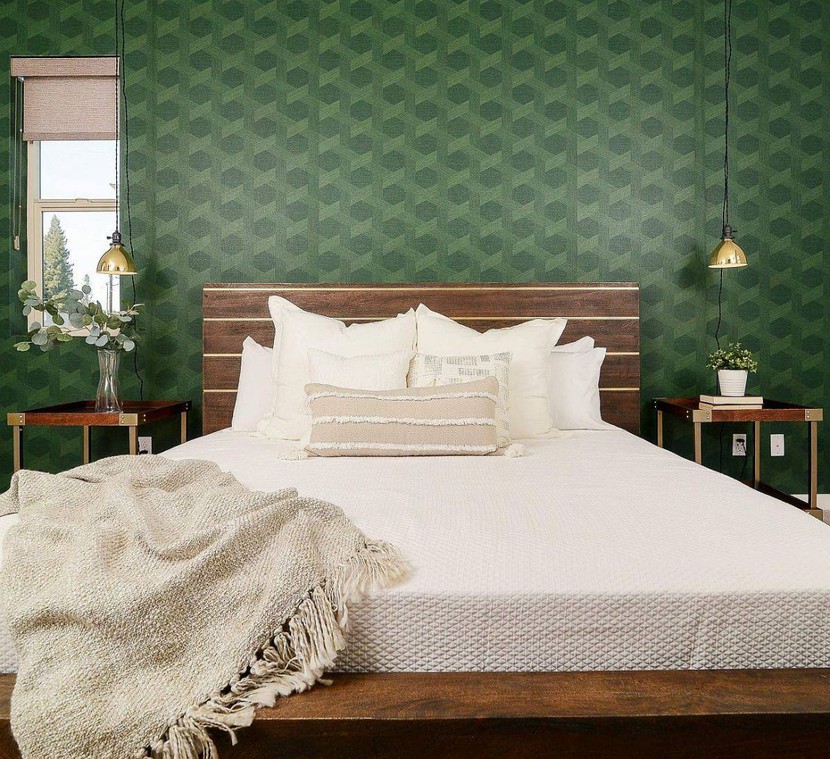 Phòng ngủ màu xanh lá Pastel nhẹ nhàng, dễ thương nhưng vẫn hiện đại- Ảnh 13.