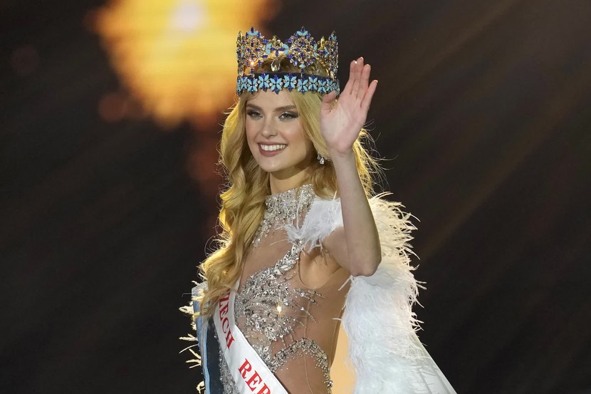 Người đẹp Cộng hòa Séc đăng quang Hoa hậu Thế giới- Ảnh 1.