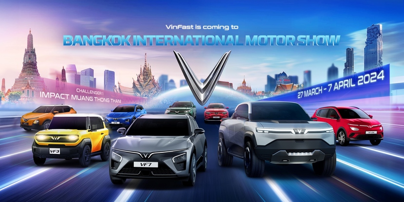 VinFast tham dự Triển lãm Ô tô Quốc tế Bangkok 2024 và ra mắt thị trường Thái Lan- Ảnh 1.