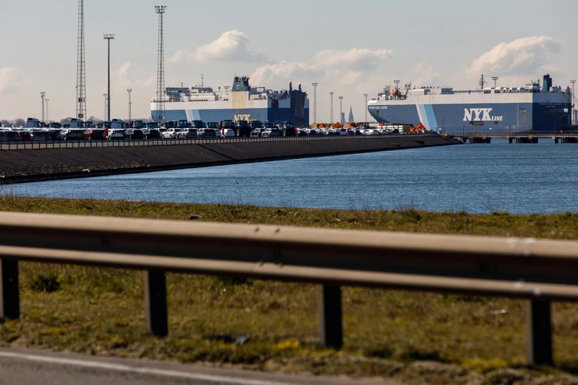 Xe nhập khẩu 'chất đống', biến cảng biển châu Âu thành bãi đỗ ô tô- Ảnh 2.