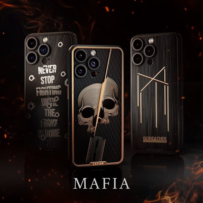 Caviar ra mắt bộ sưu tập iPhone 15 Pro mới lấy cảm hứng từ những bộ phim mafia nổi tiếng- Ảnh 1.