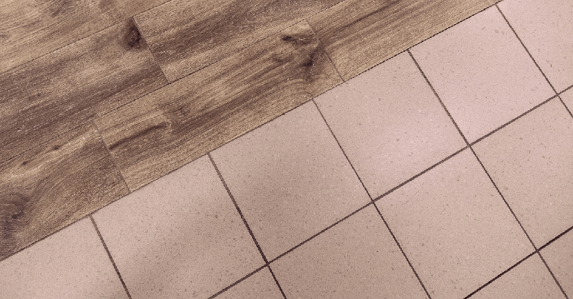 Ý tưởng chuyển đổi gạch nhà bếp sang sàn gỗ liền mạch- Ảnh 1.