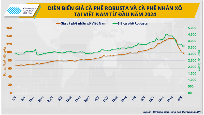 Bong bóng vỡ, giá cà phê đi đâu?- Ảnh 2.