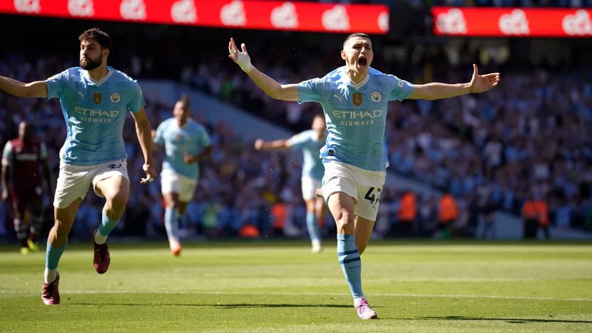 Manchester City vô địch Premier League lần thứ 4 liên tiếp- Ảnh 1.