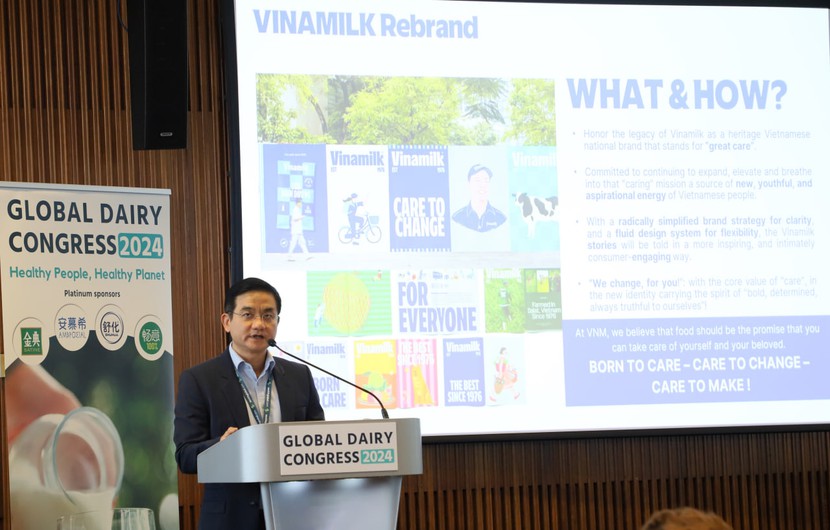 Vinamilk tạo ấn tượng với thương hiệu mới và thông điệp 'Để tâm thay đổi' tại Hội nghị sữa toàn cầu 2024- Ảnh 3.