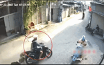 Chủ xe máy bị bị trộm kéo lê hàng chục mét trên đường
