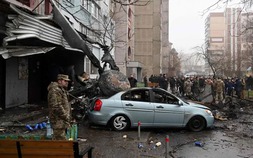 Trực thăng bị rơi, một bộ trưởng của Ukraina thiệt mạng

