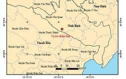 Động đất 3,4 độ richter xảy ra tại tỉnh Ninh Bình