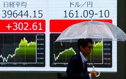 Cổ phiếu Nhật Bản 'mất đà' khi dòng tiền toàn cầu rút lui
