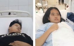Hai con suy thận, mẹ nghèo bám viện sống lay lắt, trông vào lương chồng 5 triệu