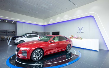 Bên trong showroom 3S đầu tiên của VinFast tại Cẩm Phả