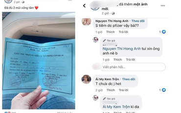 Cô gái tiêm vaccine Pfizer nhờ 'xin ông anh': Tạm đình chỉ Phó Chủ tịch phường