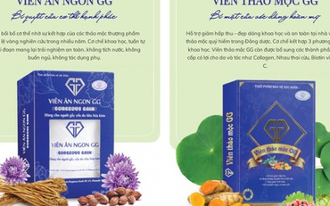 Viên ăn ngon và thảo mộc GG quảng cáo sai sự thật