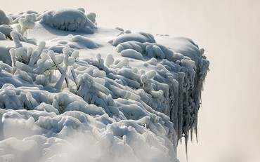 Chiêm ngưỡng thác Niagara phủ băng tuyết trắng xóa