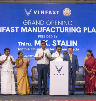 VinFast khánh thành nhà máy lắp ráp ô tô điện đầu tiên tại Ấn Độ