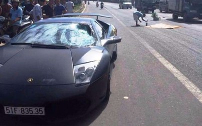 Siêu xe Lamborghini gây tai nạn chết người trên quốc lộ