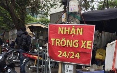 Hầu hết bãi giữ xe ở Hà Nội thu phí gấp 2,3 lần quy định