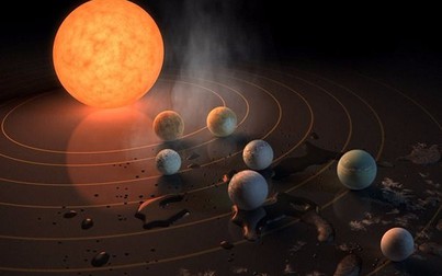 Phát hiện 7 hành tinh to bằng trái đất có thể có sự sống